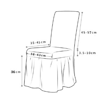 Bubble Lattice Еластични калъфи за столове Калъф за офис стол с гръб спандекс Калъфи за столове за кухня/трапезария
