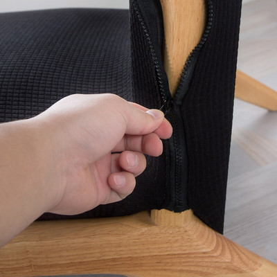 Navlaka za fotelju Navlaka za stolicu sa patentnim zatvaračem Rastezljiva drvena navlaka za stolicu Štitnik Elastična moderna uklonjiva navlaka za sjedalo Home Decor D30