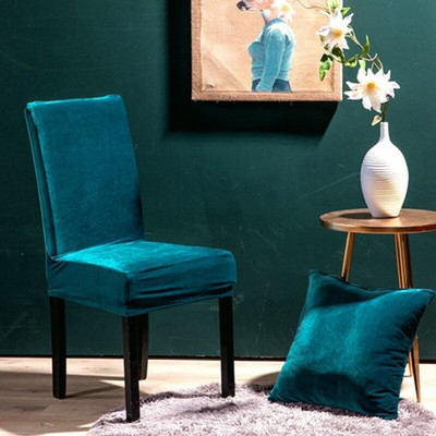 Meijuner pliušinio audinio stori kėdžių užvalkalai, tamprūs aksominiai sėdynių užvalkalai, elastingi suolo užvalkalai, skirti vestuvėms biuro kėdės vakarėliui