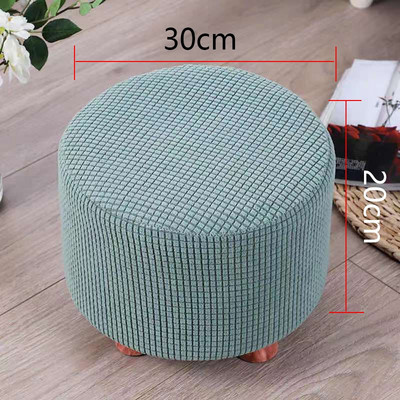 Vienspalviai kvadratiniai išmatų užvalkalai Storas tamprus mezgimas Apvalūs sėdynių užvalkalai Svetainės kėdės užvalkalai Namai Universali išmatų apsauga