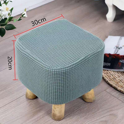 Vienspalviai kvadratiniai išmatų užvalkalai Storas tamprus mezgimas Apvalūs sėdynių užvalkalai Svetainės kėdės užvalkalai Namai Universali išmatų apsauga