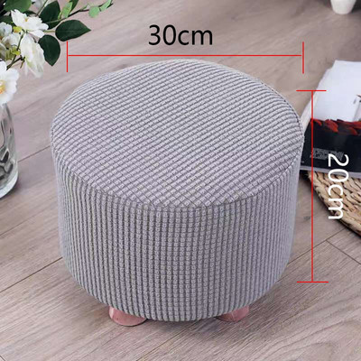 Vienspalviai kvadratiniai išmatų užvalkalai Storas tamprus mezgimas Apvalūs sėdynių užvalkalai Svetainės kėdės užvalkalai Namai Universali išmatų apsauga