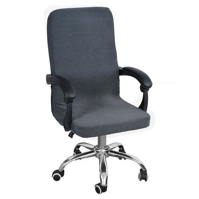 Urijk S/M/L elastiniai kėdžių užvalkalai Besisukantys tamprūs biuro kompiuterio stalas sėdynės kėdės užvalkalai Nuimami languoti užvalkalai šoniniai užtrauktukai