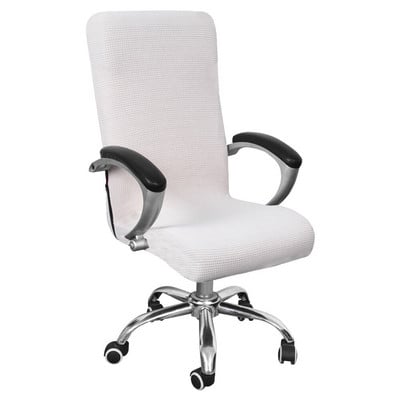 Urijk S/M/L elastiniai kėdžių užvalkalai Besisukantys tamprūs biuro kompiuterio stalas sėdynės kėdės užvalkalai Nuimami languoti užvalkalai šoniniai užtrauktukai