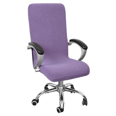 Urijk S/M/L elastiniai kėdžių užvalkalai Besisukantys tamprūs biuro kompiuterio stalas sėdynės kėdės užvalkalai Nuimami languoti užvalkalai šoniniai užtrauktukai