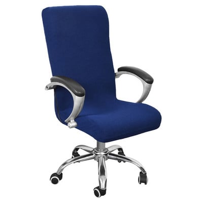 Urijk S/M/L elastiniai kėdžių užvalkalai Besisukantys tamprūs biuro kompiuterio stalas sėdynės kėdės užvalkalai Nuimami languoti užvalkalai šoniniai užtrauktukai