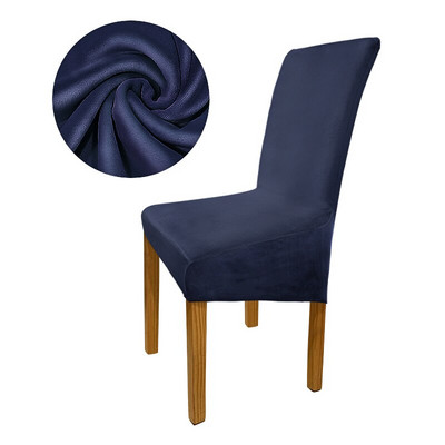 Poťah na stoličky Meijuner Velvet Fox Fabric, veľký, s dlhým operadlom, európsky štýl, poťahy na stoličky pre univerzálnu reštauráciu, hotelovú párty