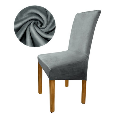 Poťah na stoličky Meijuner Velvet Fox Fabric, veľký, s dlhým operadlom, európsky štýl, poťahy na stoličky pre univerzálnu reštauráciu, hotelovú párty