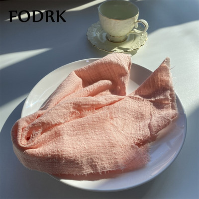 10 τμχ υφασμάτινη χαρτοπετσέτα (17x17``) Διακόσμηση τραπεζιού σερβιρίσματος Πετσέτα δείπνου για πιάτα κουζίνας Ματ Διακόσμηση Γάμου Λινό Υφασμάτινη γάζα