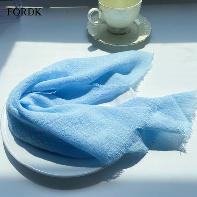 10 τμχ υφασμάτινη χαρτοπετσέτα (17x17``) Διακόσμηση τραπεζιού σερβιρίσματος Πετσέτα δείπνου για πιάτα κουζίνας Ματ Διακόσμηση Γάμου Λινό Υφασμάτινη γάζα