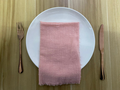 YEPQZQ Διακόσμηση τραπεζιού φαγητού επαναχρησιμοποιήσιμες επιτραπέζιες χαρτοπετσέτες από βαμβακερή γάζα 43x43cm χαρτοπετσέτες γάμου βαμβακερές 10τμχ