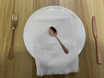 YEPQZQ Διακόσμηση τραπεζιού φαγητού επαναχρησιμοποιήσιμες επιτραπέζιες χαρτοπετσέτες από βαμβακερή γάζα 43x43cm χαρτοπετσέτες γάμου βαμβακερές 10τμχ