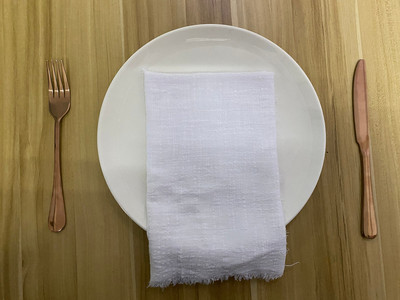 YEPQZQ Διακόσμηση τραπεζιού φαγητού επαναχρησιμοποιήσιμες επιτραπέζιες χαρτοπετσέτες από βαμβακερή γάζα 43x43cm χαρτοπετσέτες γάμου βαμβακερές 10τμχ