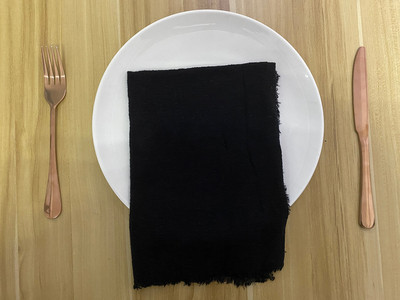 YEPQZQ Διακόσμηση τραπεζιού φαγητού επαναχρησιμοποιήσιμες επιτραπέζιες χαρτοπετσέτες από βαμβακερή γάζα 43x43cm χαρτοπετσέτες γάμου βαμβακερές 10τμχ