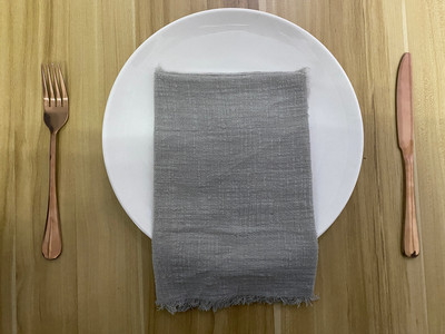 YEPQZQ Διακόσμηση τραπεζιού φαγητού επαναχρησιμοποιήσιμες επιτραπέζιες χαρτοπετσέτες από βαμβακερή γάζα 43x43cm χαρτοπετσέτες γάμου βαμβακερές 10τμχ