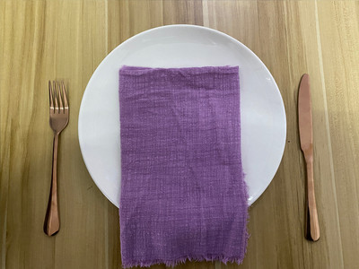 YEPQZQ Διακόσμηση τραπεζιού φαγητού επαναχρησιμοποιήσιμες επιτραπέζιες χαρτοπετσέτες από βαμβακερή γάζα 43x43cm χαρτοπετσέτες γάμου βαμβακερές 10τμχ