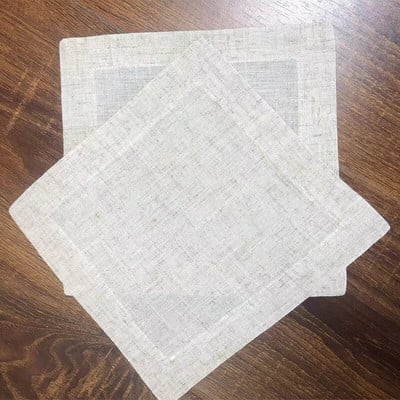 Lanene salvete od 12 komada Stolnjaci za zabave Salvete za večeru Restoran Domaće vjenčanje Lanene salvete Restoran Vjenčanice