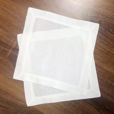 Lanene salvete od 12 komada Stolnjaci za zabave Salvete za večeru Restoran Domaće vjenčanje Lanene salvete Restoran Vjenčanice