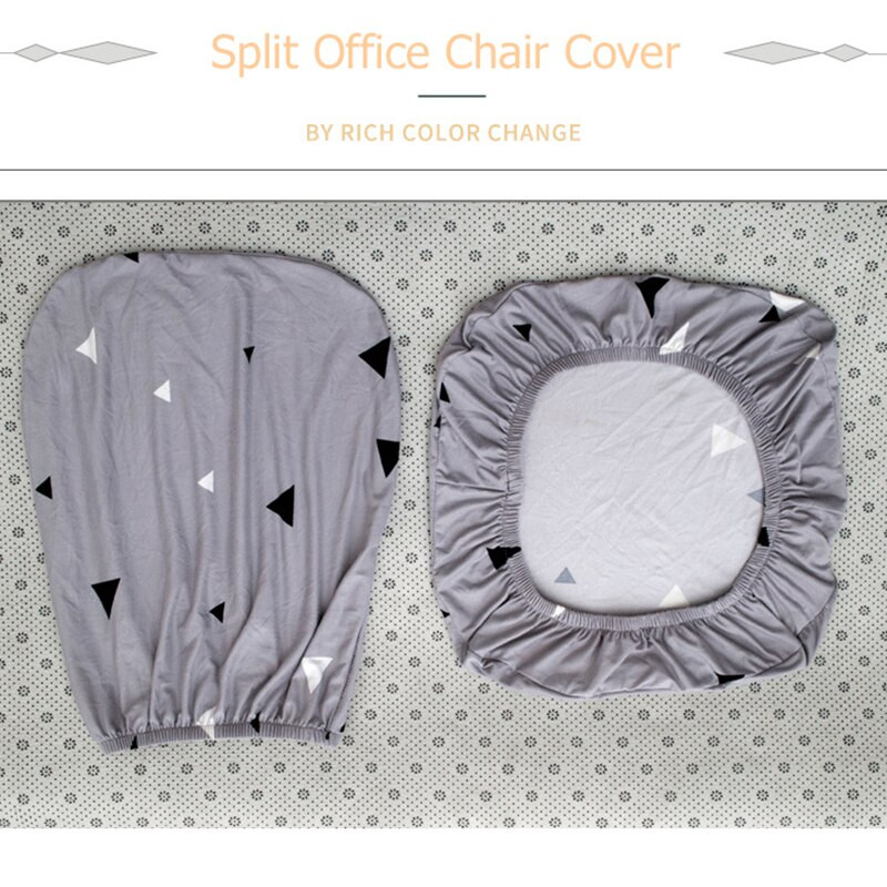 Huse pentru scaun de birou de culoare solidă Huse secționale elastice pentru scaune pentru computer.