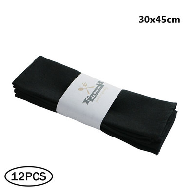 12 KOM Polipamučne tkanine salvete, periva i višekratna podloga, izdržljiva šarena tkanina, za kuhinju, blagovaonicu, vjenčanu dekoraciju