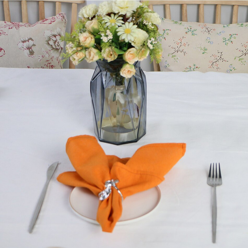 12 KOM Polipamučne tkanine salvete, periva i višekratna podloga, izdržljiva šarena tkanina, za kuhinju, blagovaonicu, vjenčanu dekoraciju