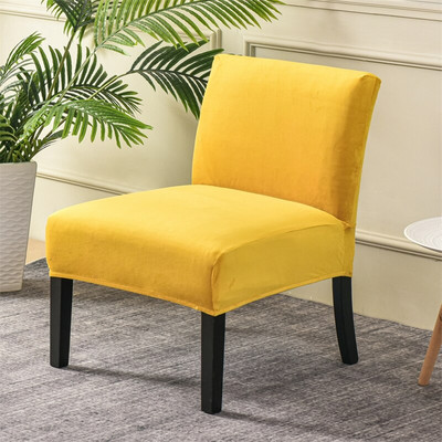 Baršunasta navlaka za stolicu bez ruku Čvrsta jednostruka navlaka za kauč Nordijski naglasak Rastezljive navlake za stolice Elastična jeftina zaštitna navlaka za kauč