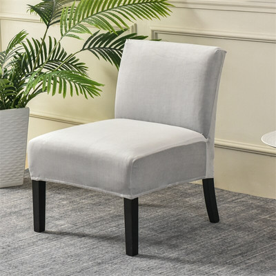 Baršunasta navlaka za stolicu bez ruku Čvrsta jednostruka navlaka za kauč Nordijski naglasak Rastezljive navlake za stolice Elastična jeftina zaštitna navlaka za kauč