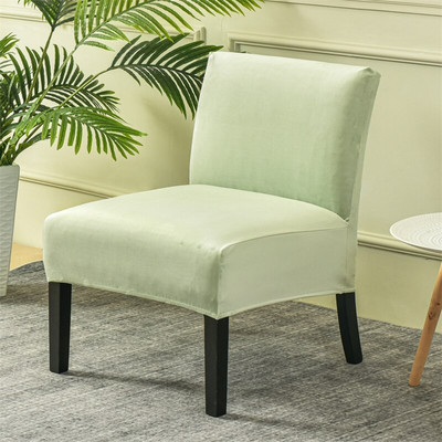 Baršunasta navlaka za stolicu bez ruku Čvrsta jednostruka navlaka za kauč Nordijski naglasak Rastezljive navlake za stolice Elastična jeftina zaštitna navlaka za kauč