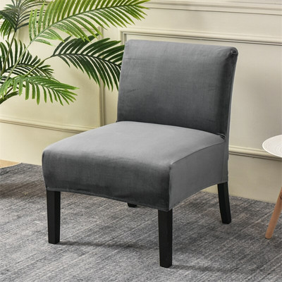 Baršunasta navlaka za stolicu bez ruku Čvrsta jednostruka navlaka za kauč Nordijski naglasak Rastezljive navlake za stolice Elastična jeftina zaštitna navlaka za kauč