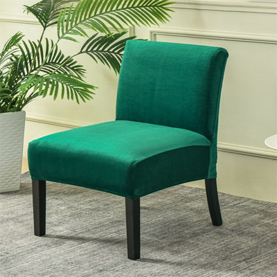 Baršunasta navlaka za stolicu bez ruku Čvrsta jednostruka navlaka za kauč Nordijski naglasak Rastezljive navlake za stolice Elastična jeftina zaštitna navlaka za kauč