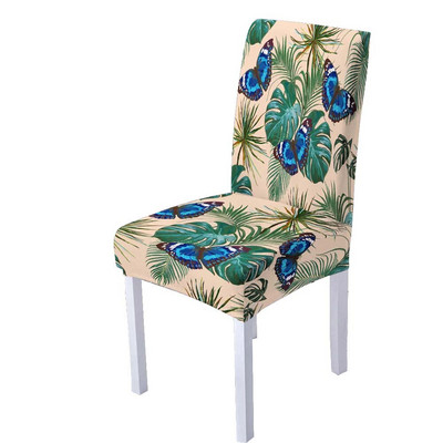 3D leptir spandex navlaka za stolice za blagovaonicu Navlake za stolice s visokim naslonom za dnevnu sobu Vjenčanje Božićni ukrasi