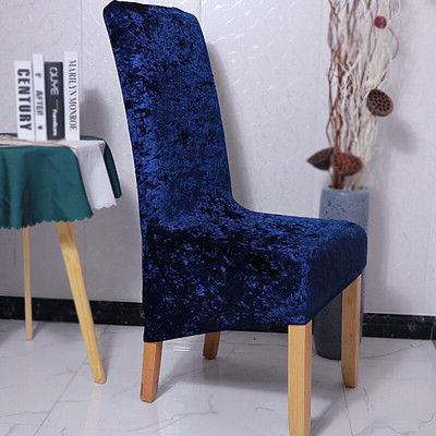 Navlaka za blagovaonski stolac s visokim naslonom veličine XL, rastezljiva baršunasta navlaka za stolicu, elastična navlaka za sjedalo, štitnik za stolice za svadbeni banket