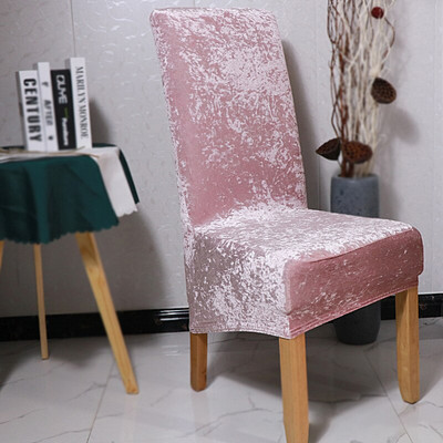 Navlaka za blagovaonski stolac s visokim naslonom veličine XL, rastezljiva baršunasta navlaka za stolicu, elastična navlaka za sjedalo, štitnik za stolice za svadbeni banket