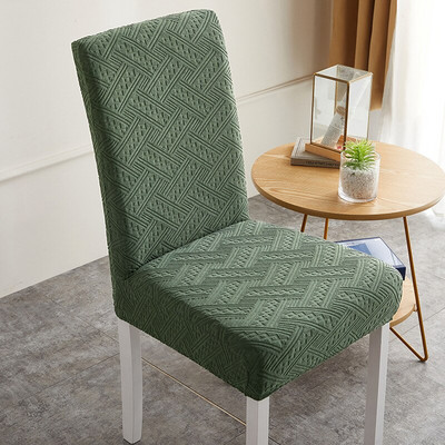 Huse pentru scaune de sufragerie elastice cu spate Huse elastice din spandex jacquard pentru scaune de bucatarie nunta sufragerie decoratiuni interioare