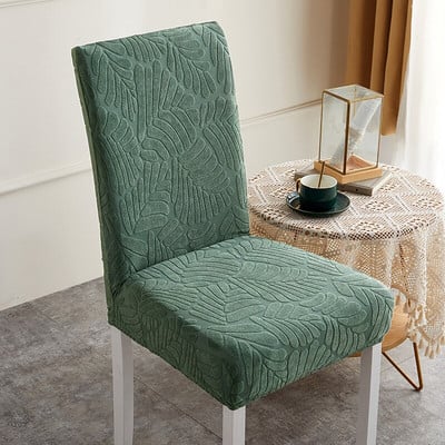 Huse pentru scaune de sufragerie elastice cu spate Huse elastice din spandex jacquard pentru scaune de bucatarie nunta sufragerie decoratiuni interioare
