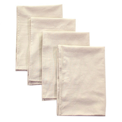 Σετ 4 Συσκευασίες Πανί Χαρτοπετσέτες Δείπνου 40x40cm Βαμβακερό Ύφασμα Τραπεζιού Κουζίνας Σπιτιού Πετσέτες Γάμου Κοκτέιλ Πετσέτες τσαγιού Διακόσμηση πάρτι