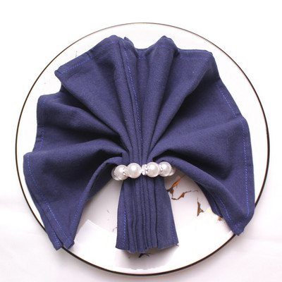 Σετ 4 Συσκευασίες Πανί Χαρτοπετσέτες Δείπνου 40x40cm Βαμβακερό Ύφασμα Τραπεζιού Κουζίνας Σπιτιού Πετσέτες Γάμου Κοκτέιλ Πετσέτες τσαγιού Διακόσμηση πάρτι