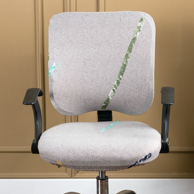 Nyomtatott számítógépes székhuzat Spandex nyomtatott irodai székhuzat 2 darabos készlet