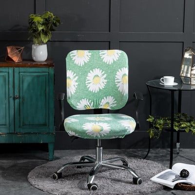 Nyomtatott számítógépes székhuzat Spandex nyomtatott irodai székhuzat 2 darabos készlet