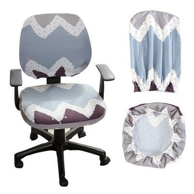 Kompiuterio kėdės užvalkalas Elastinis spandex kėdės užvalkalas Universalus rankinės kėdės sėdynės užvalkalas Dulkėms atsparus sėdynės kėdės apsauga Namų biuras