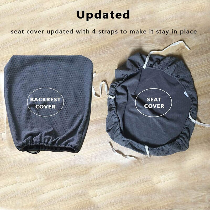 Kompiuterio kėdės užvalkalas Elastinis spandex kėdės užvalkalas Universalus rankinės kėdės sėdynės užvalkalas Dulkėms atsparus sėdynės kėdės apsauga Namų biuras