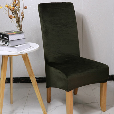 1/2/4/6 buc. Huse pentru scaune din material textil din catifea Huse pentru scaune cu spate lung ieftine din Spandex mari Huse scaune marimea XL pentru sufragerie acasă