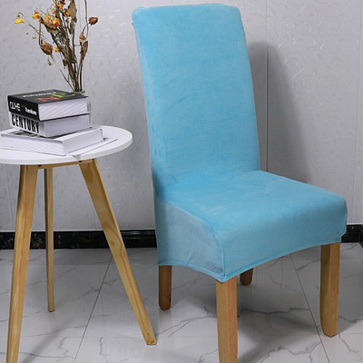 1/2/4/6 buc. Huse pentru scaune din material textil din catifea Huse pentru scaune cu spate lung ieftine din Spandex mari Huse scaune marimea XL pentru sufragerie acasă