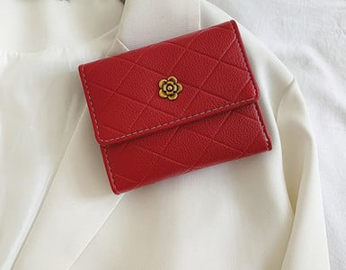 Portofel de dama - cu element metalic