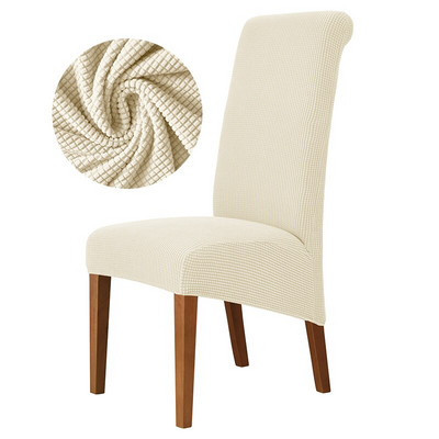 3 tipa Extra velika navlaka za blagovaonicu XL navlaka za stolicu Elastična rastezljiva navlaka za stolicu s dugim naslonom