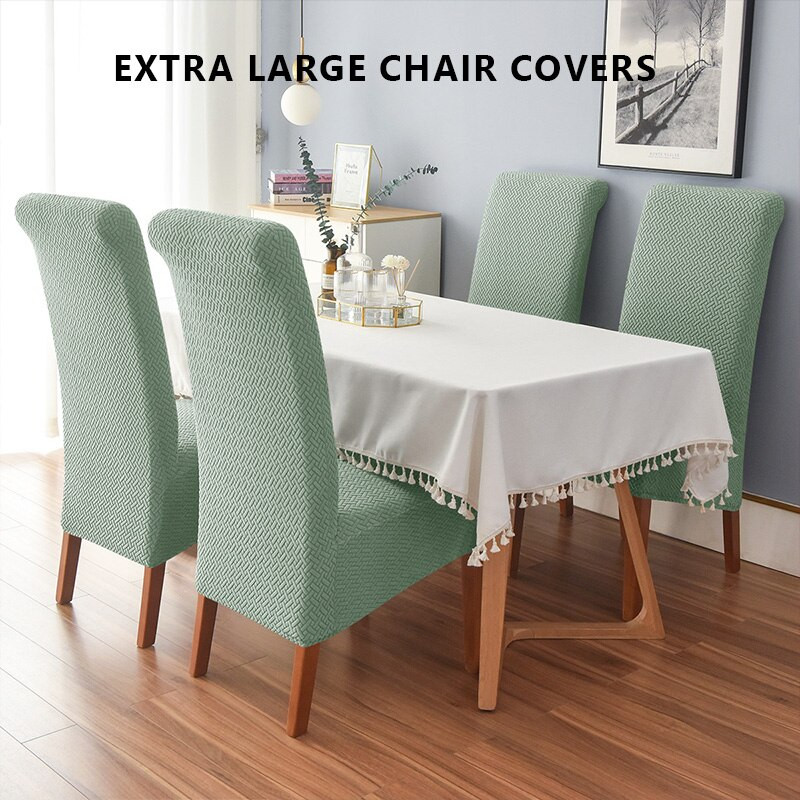3 tipa Extra velika navlaka za blagovaonicu XL navlaka za stolicu Elastična rastezljiva navlaka za stolicu s dugim naslonom