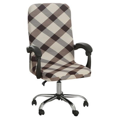 Nyomtatott elasztikus székhuzatok, szennyeződésmentes forgó, rugalmas irodai számítógépes asztali székhuzat Levehető csúszóhuzatok M/L