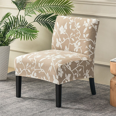 Accent navlaka za stolicu bez ruku Geometrijski print Navlaka za tabure za jednu sofu Nordic rastezljive navlake za stolice Elastična zaštitna navlaka za kauč