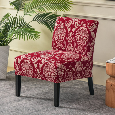 Accent navlaka za stolicu bez ruku Geometrijski print Navlaka za tabure za jednu sofu Nordic rastezljive navlake za stolice Elastična zaštitna navlaka za kauč