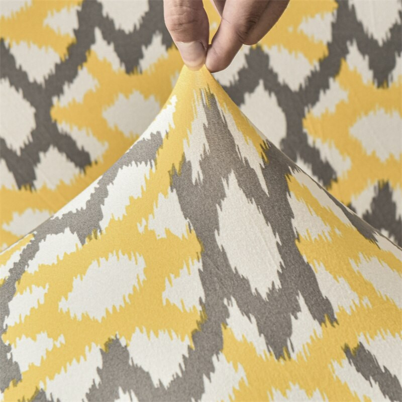 Accent navlaka za stolicu bez ruku Geometrijski print Navlaka za tabure za jednu sofu Nordic rastezljive navlake za stolice Elastična zaštitna navlaka za kauč